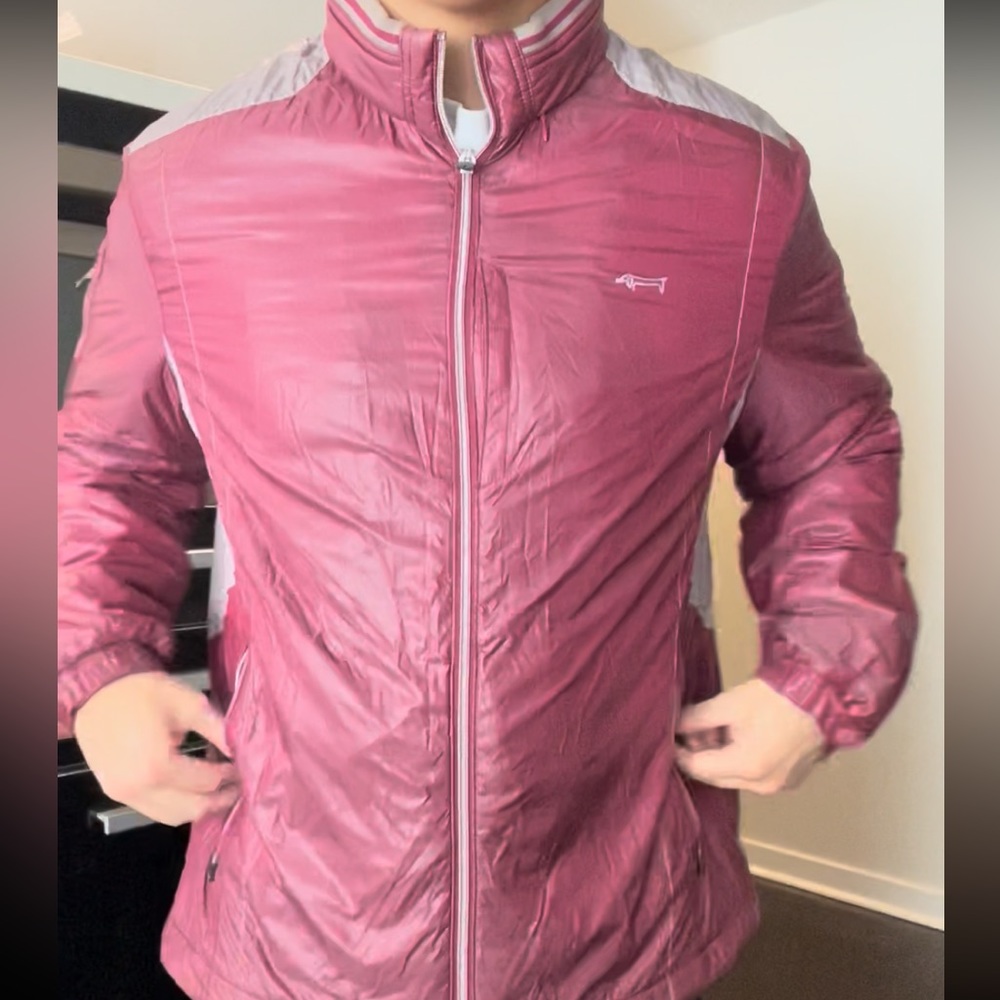 Red Louis Castel Warm Windbreaker